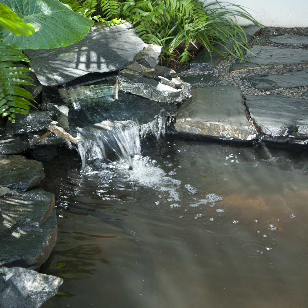 Create a stunning waterfall using a TotalPond pump