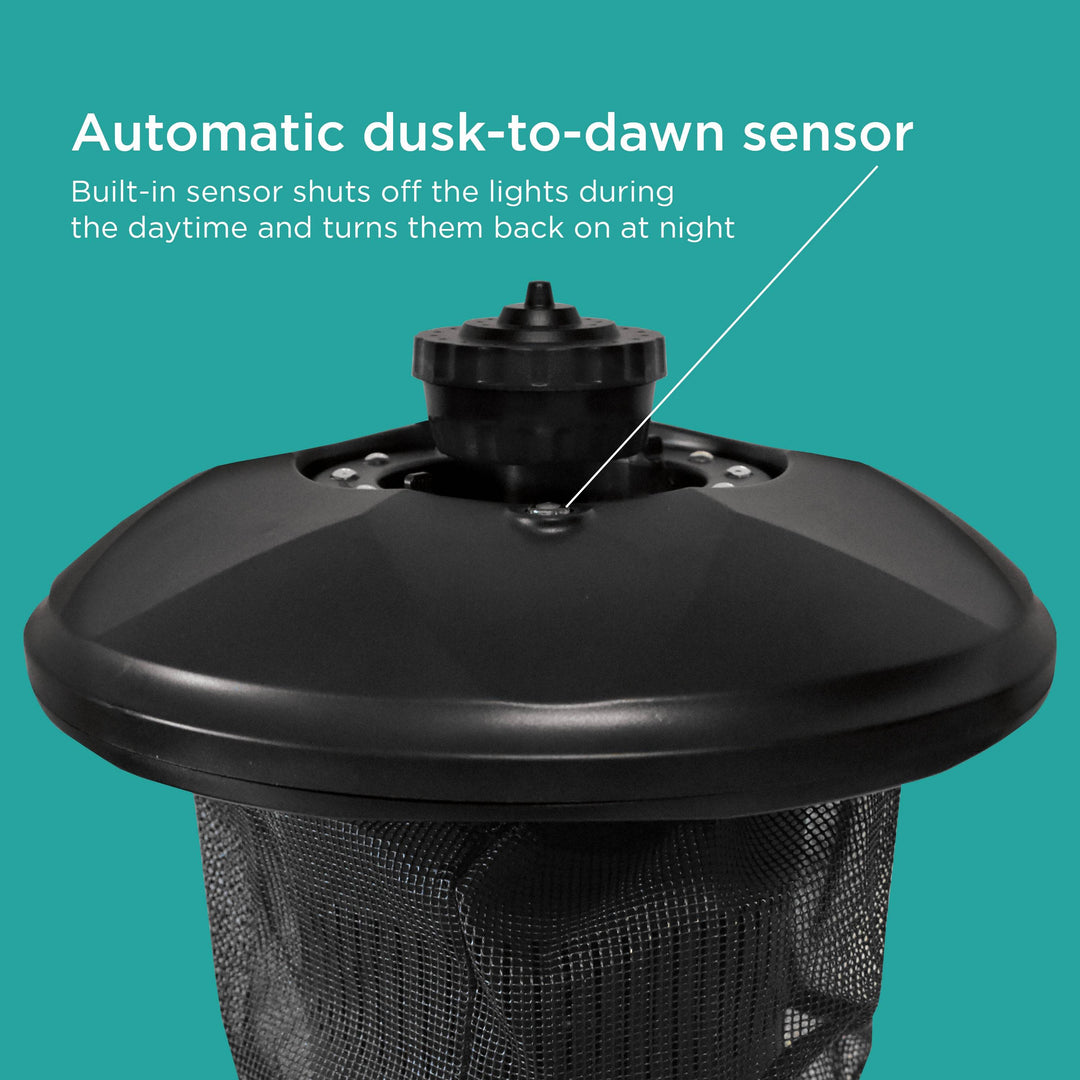 Floating Fountain dusk-to-dawn sensor call out