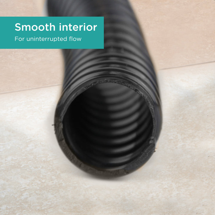 1.5 in. Corrugated Tubing features smooth interior for uninterrupted flow