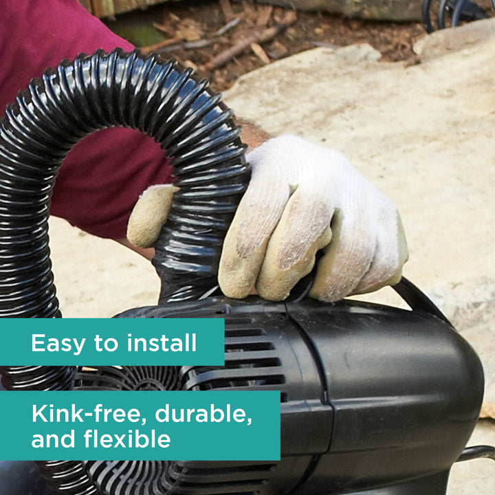1.5 in. Corrugated Tubing is easy to install: kink-free, durable and flexible
