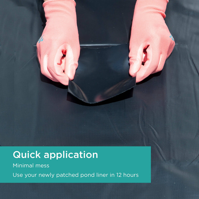 pond liner patch is quick and easy to use