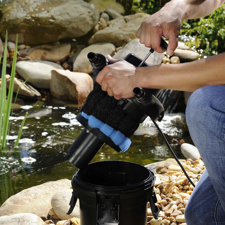 Pressurized UV Pond Filter