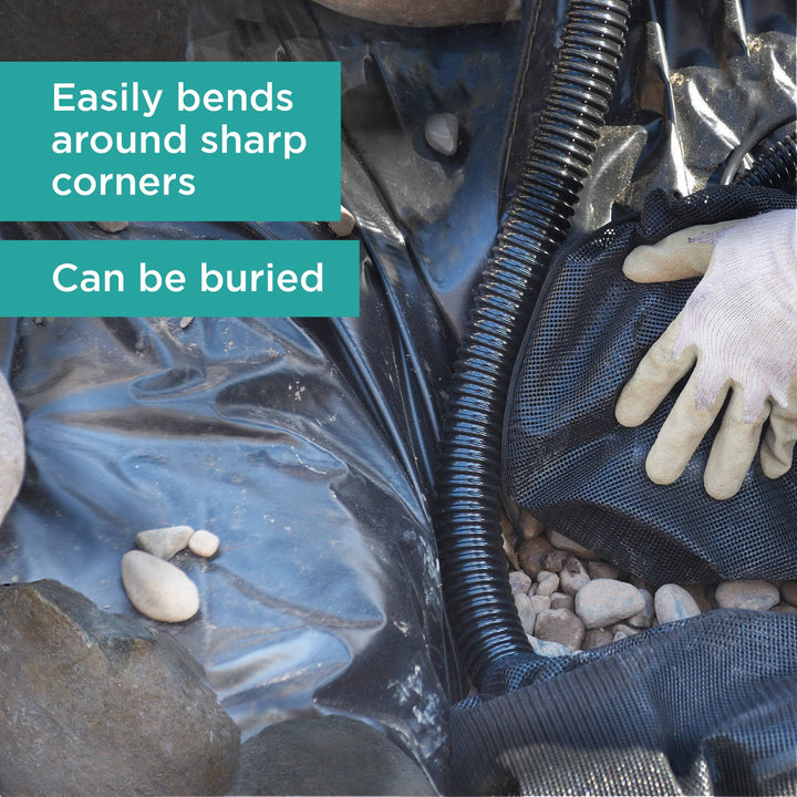 1 in. Corrugated Tubing easily bends around sharp corners and can be buried