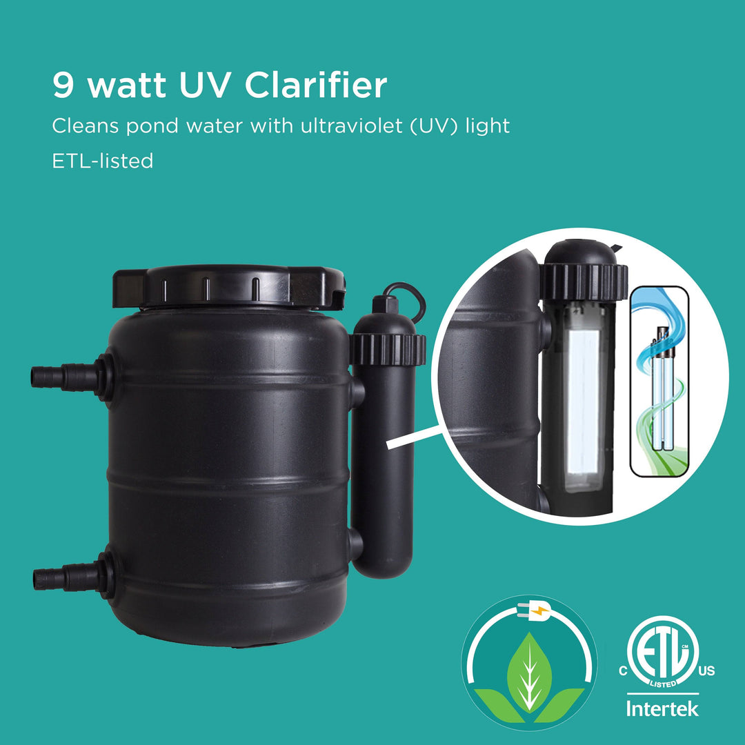 Best pond filter with uv light hot sale