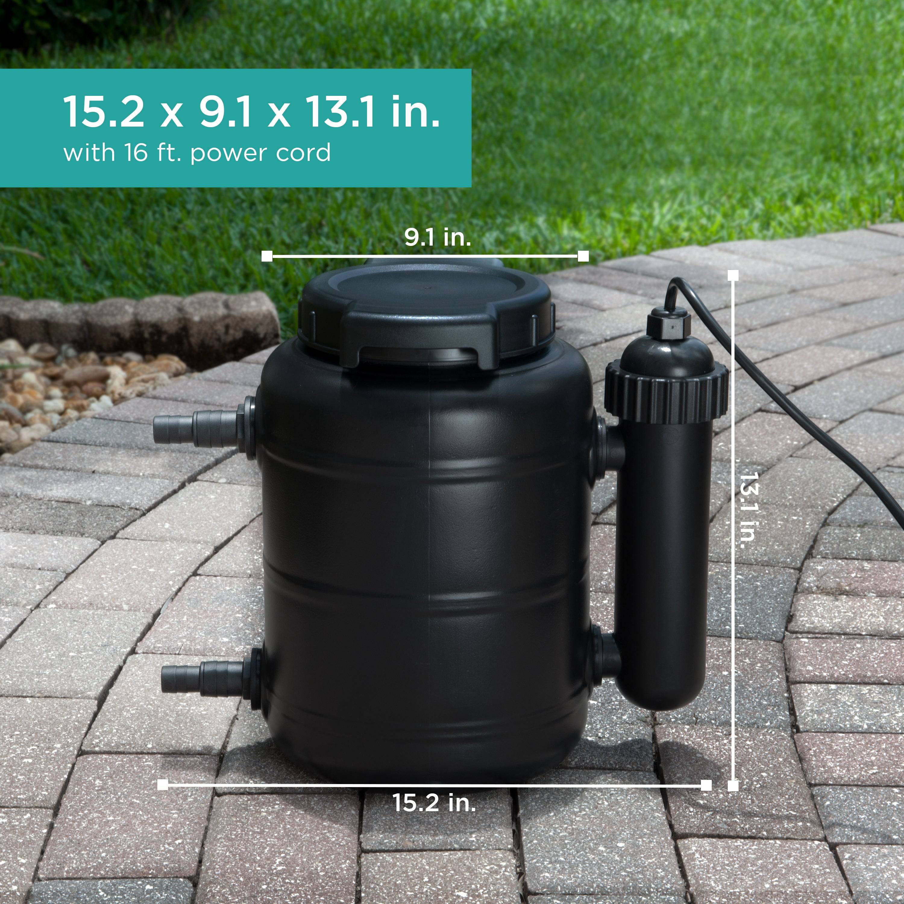 TotalPond Pressurized Pond Filter with UV Clarifier - Thumbnail 2