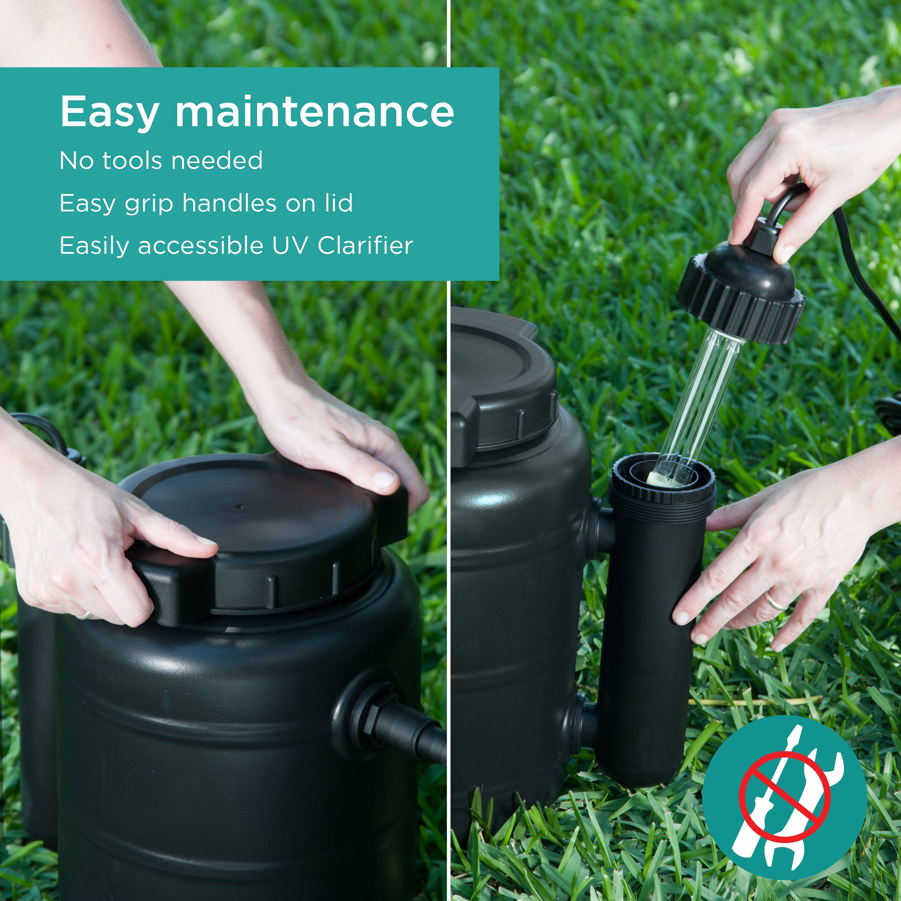 TotalPond Pressurized Pond Filter with UV Clarifier - Thumbnail 4